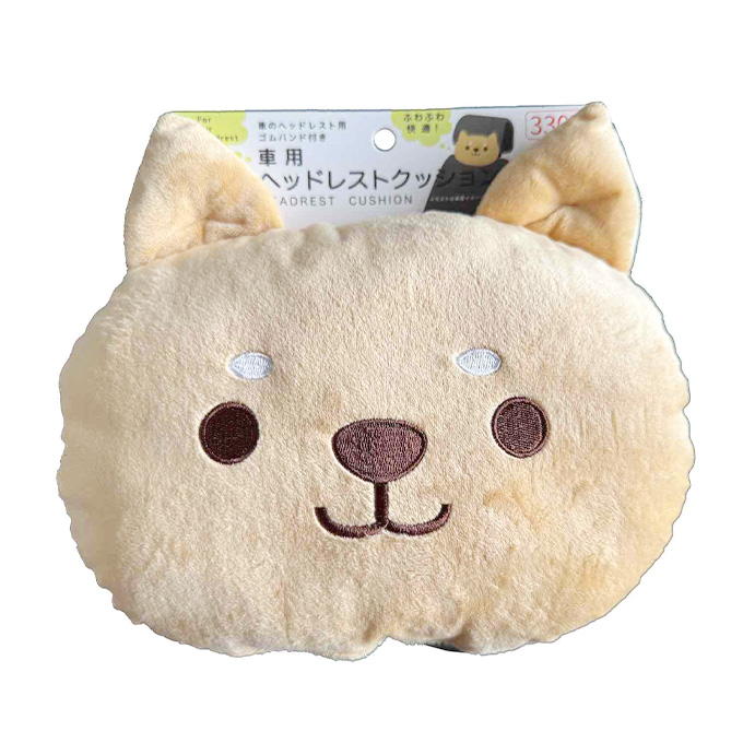 【まとめ買い】ヘッドレストクッション 犬 9001/317953