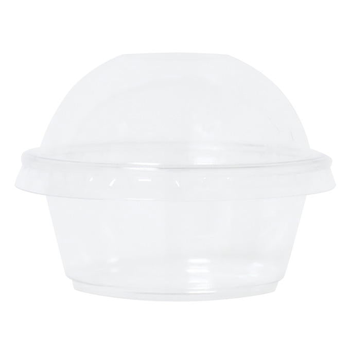【まとめ買い】ドームフタ付きデザートカップ 90ml 5セット 0490/318966