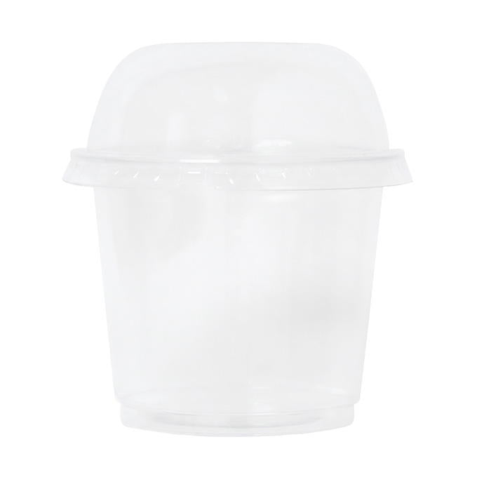 【まとめ買い】ドームフタ付きデザートカップ 200ml 4セット 0490/318967