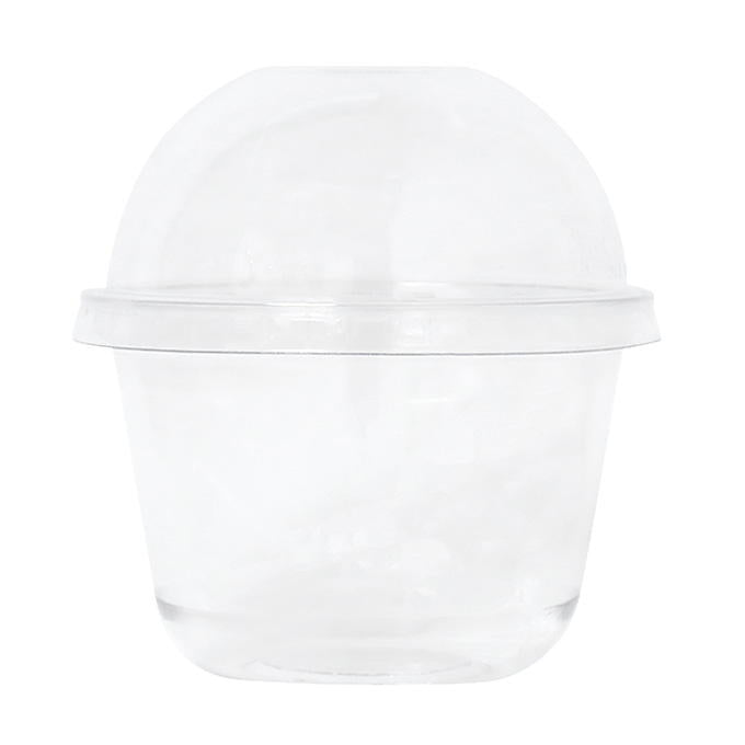 【まとめ買い】ドームフタ付きデザートカップ 270ml 4セット 0490/318968