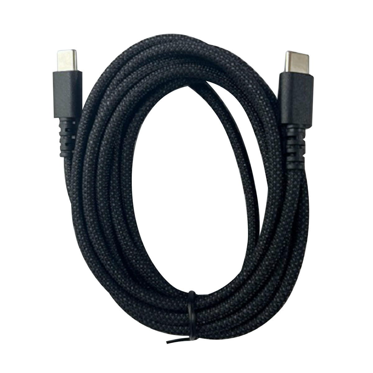 【まとめ買い】C to C 充電転送STケーブル2.0m BK 9001/319207