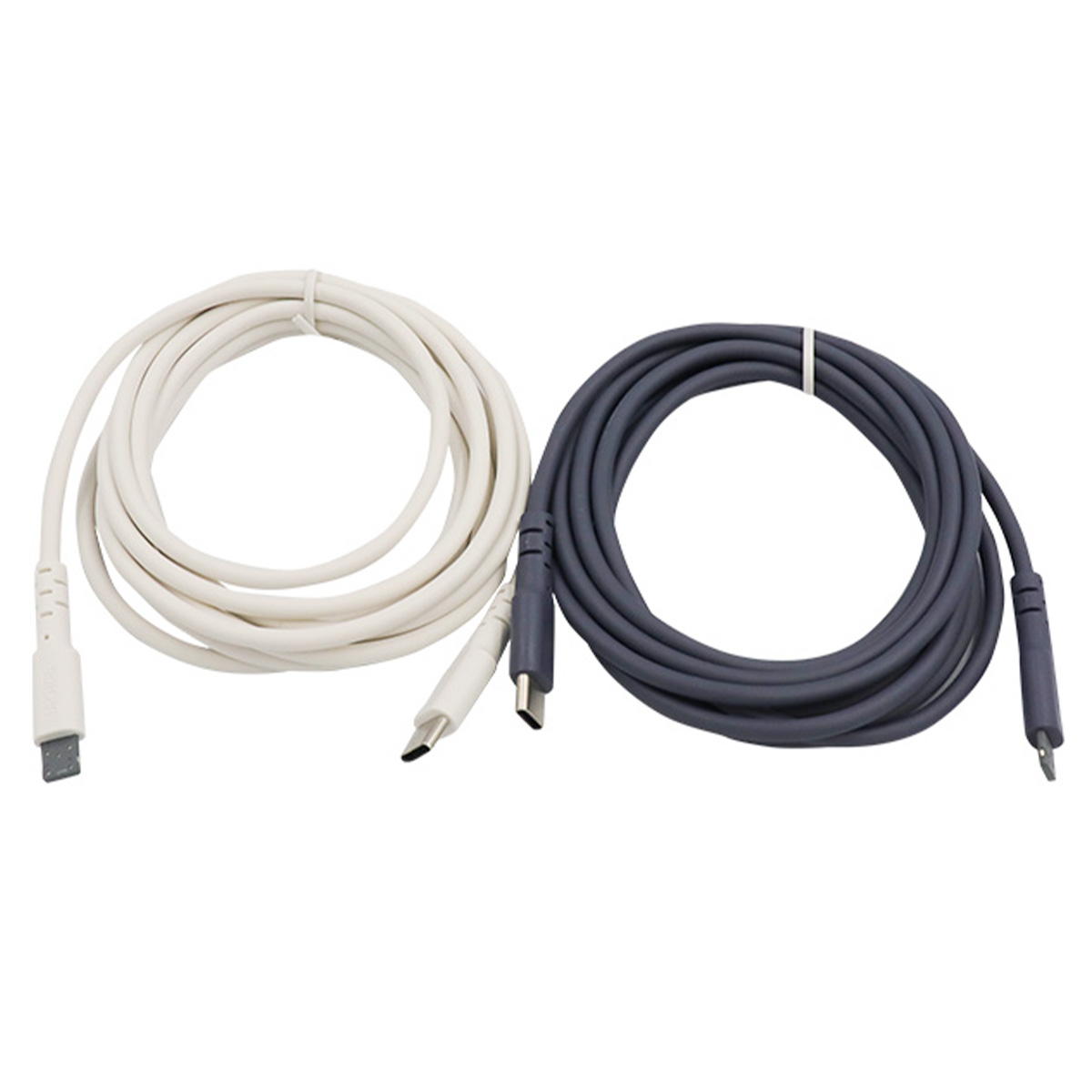 【まとめ買い】やわらかライトニングケーブル充電専用2m 9001/319219