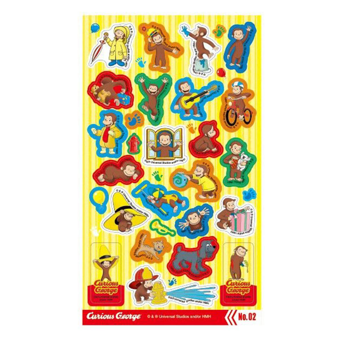 【まとめ買い】おさるのジョージ キラッとシール 0960/322052