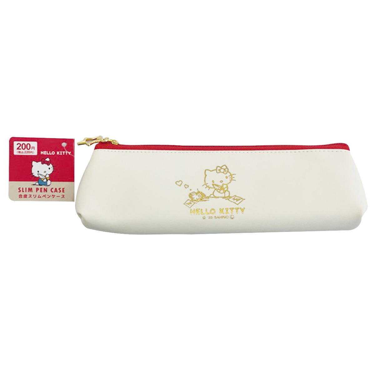 【まとめ買い】sanrio キティ 合皮スリムペンケース0459/322097