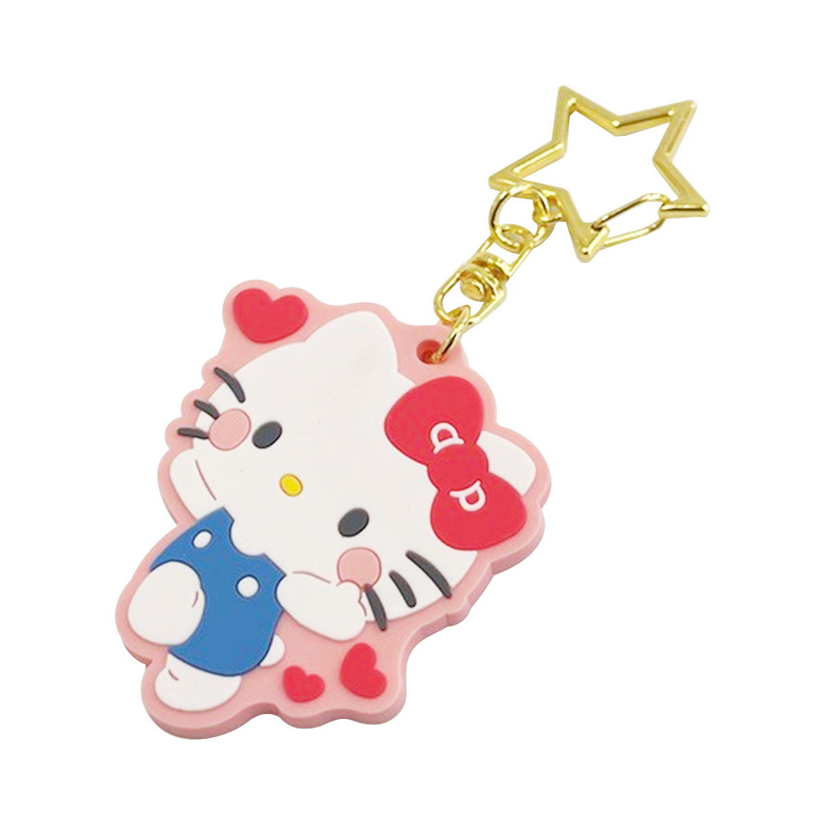 【まとめ買い】sanrio キティ ラバーキーホルダー むきゅむきゅ0459/322100