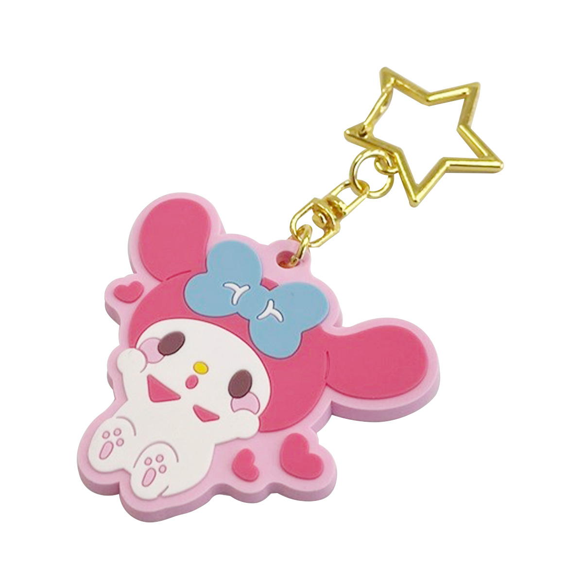 【まとめ買い】sanrio マイメロ ラバーキーホルダーむきゅむきゅ0459/322101