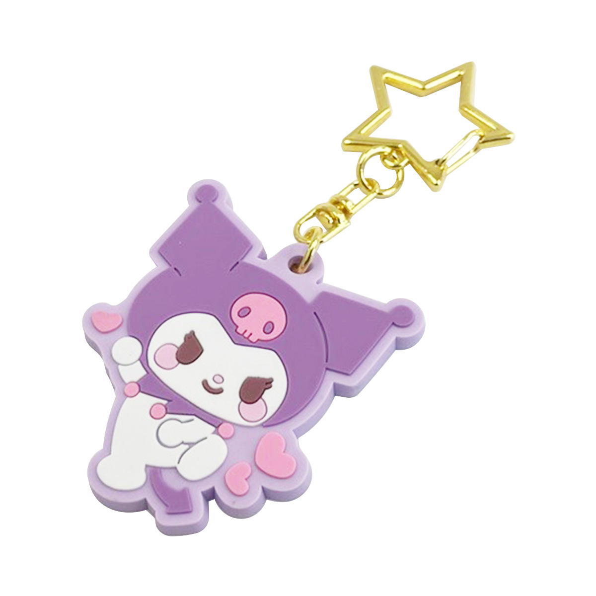 【まとめ買い】sanrio クロミ ラバーキーホルダー むきゅむきゅ0459/322102