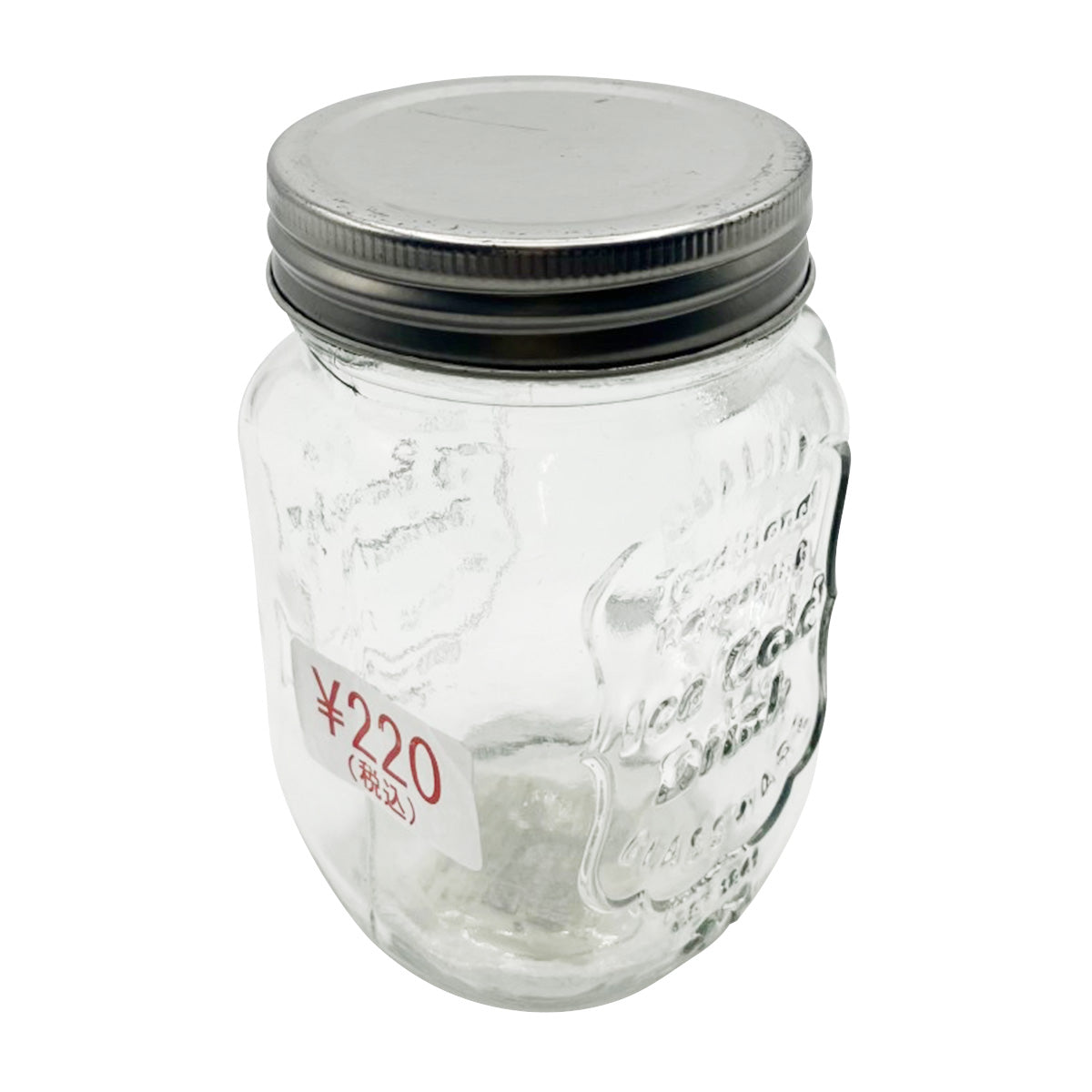 ガラス瓶 コップ カップ ドリンクジャー フラット 420ml 1516/323919