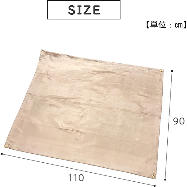 【WEB限定】焚き火シート スパッタシート 焚火シート 防火シート キャンプ 溶接 DIY 90×110cm 1401/323989