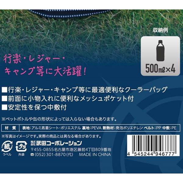 【まとめ買い】【WEB限定】保冷バッグ 小さめ 折りたたみ  スポーツ クーラーバッグ クーラーボックス 5L 1401/323993