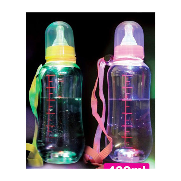 LEDライト パーティグッズ LED光る哺乳瓶型ボトル 420ml　 0603/325633