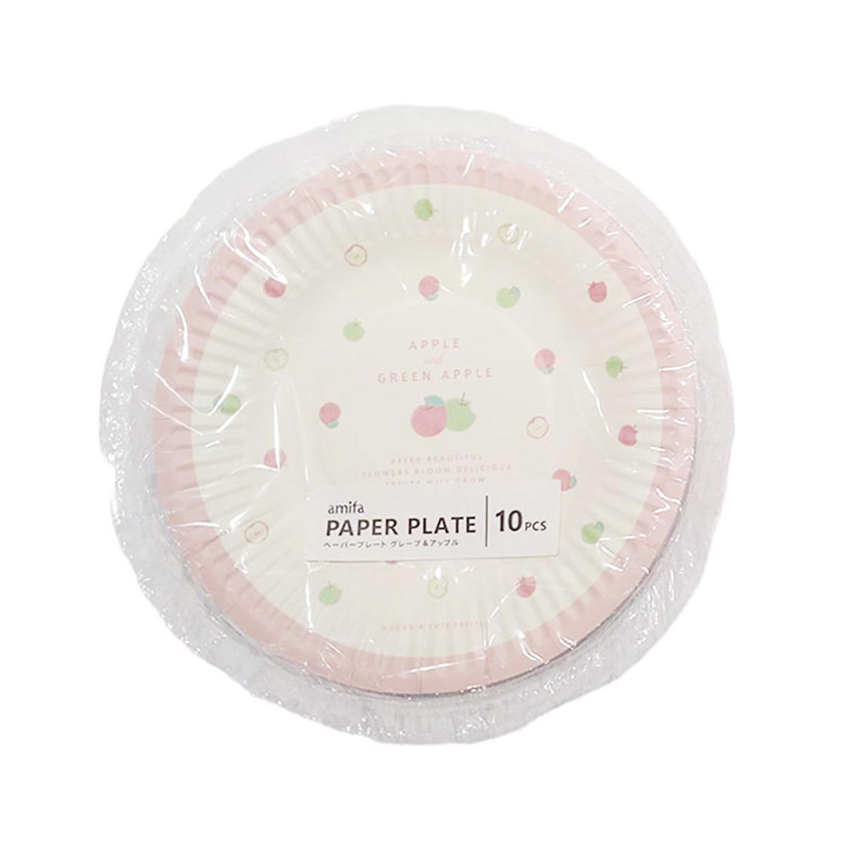 【まとめ買い】ペーパープレート 10P グレープ&アップル0356/325992