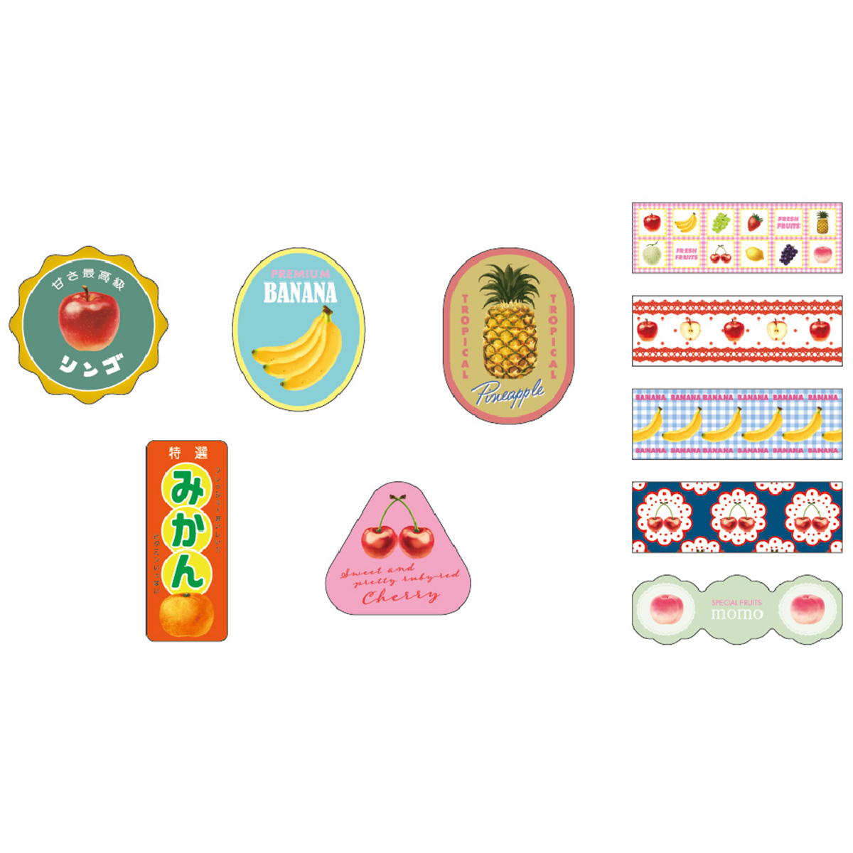 【まとめ買い】フレークシール 30P フルーツお取り寄せラベル0356/326008