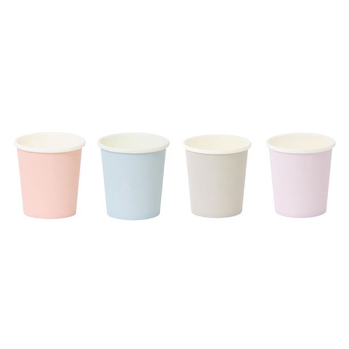 【まとめ買い】ペーパーカップソフトカラー 30ml 24個 0490/327600