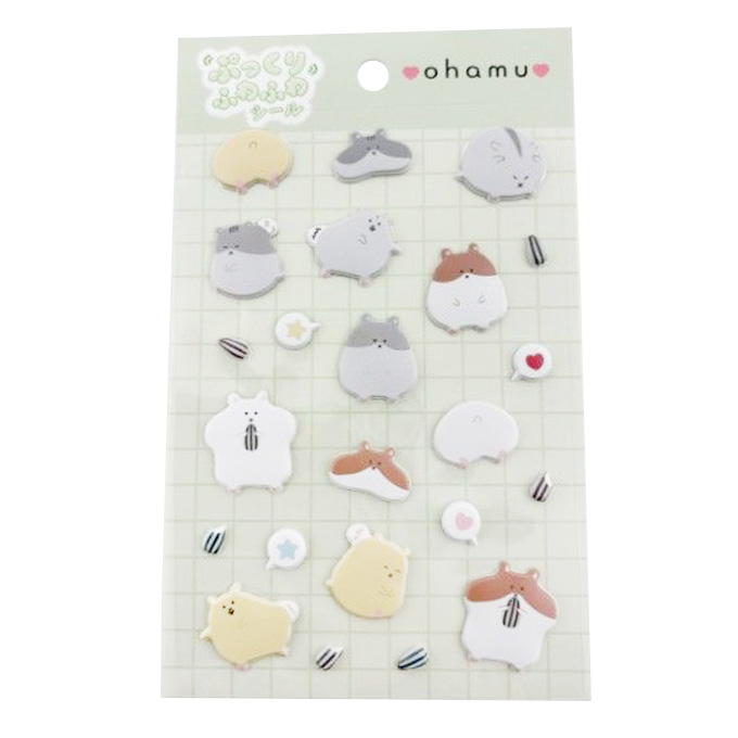 【まとめ買い】ぷっくりふわふわシール ohamu 9001/327627
