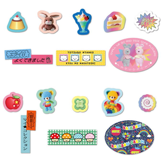 【まとめ買い】フレークシール 16P KAWAII MADNESS 0356/327640