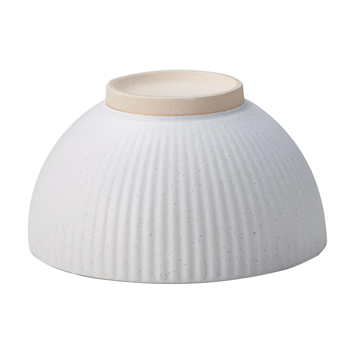 【まとめ買い】千筋白 茶碗 大0923/327773