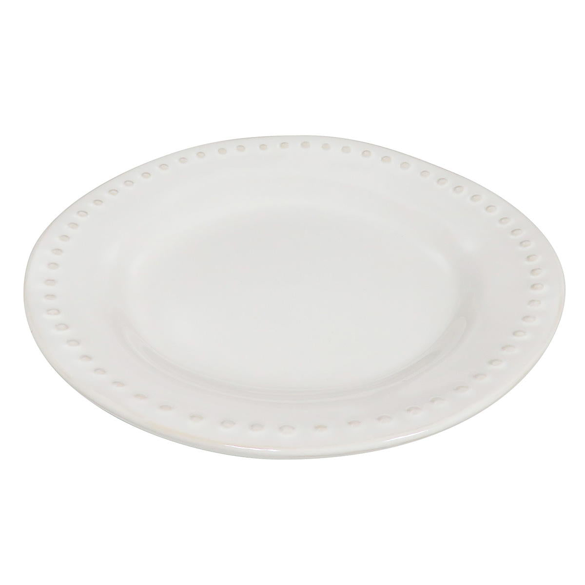 【まとめ買い】プレート リムドット アイボリー 0599/327871