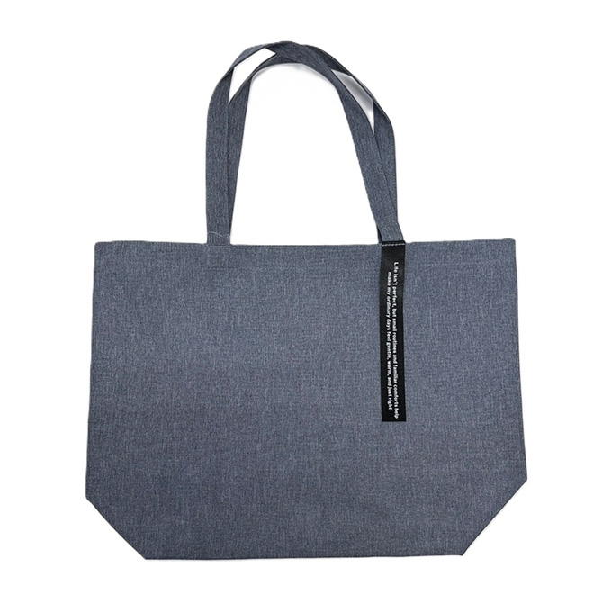【まとめ買い】縦型トートバッグ BLGY 0834/329120