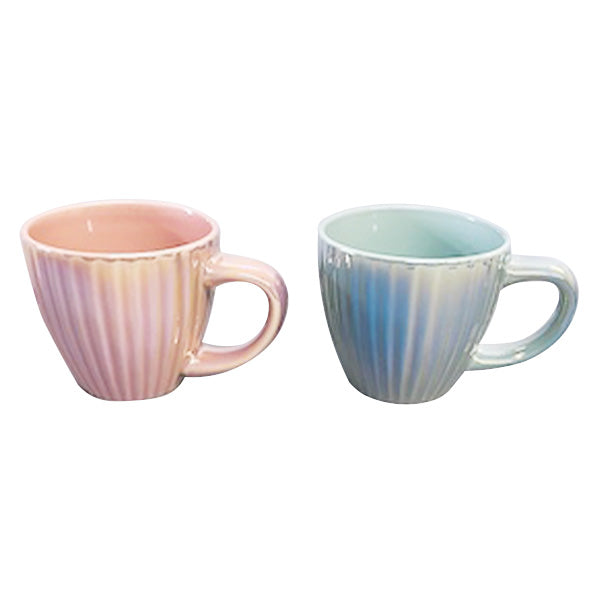 マグカップ コップ 陶器  オーロラマグカップ （ピンク・ブルー） 9001/329777