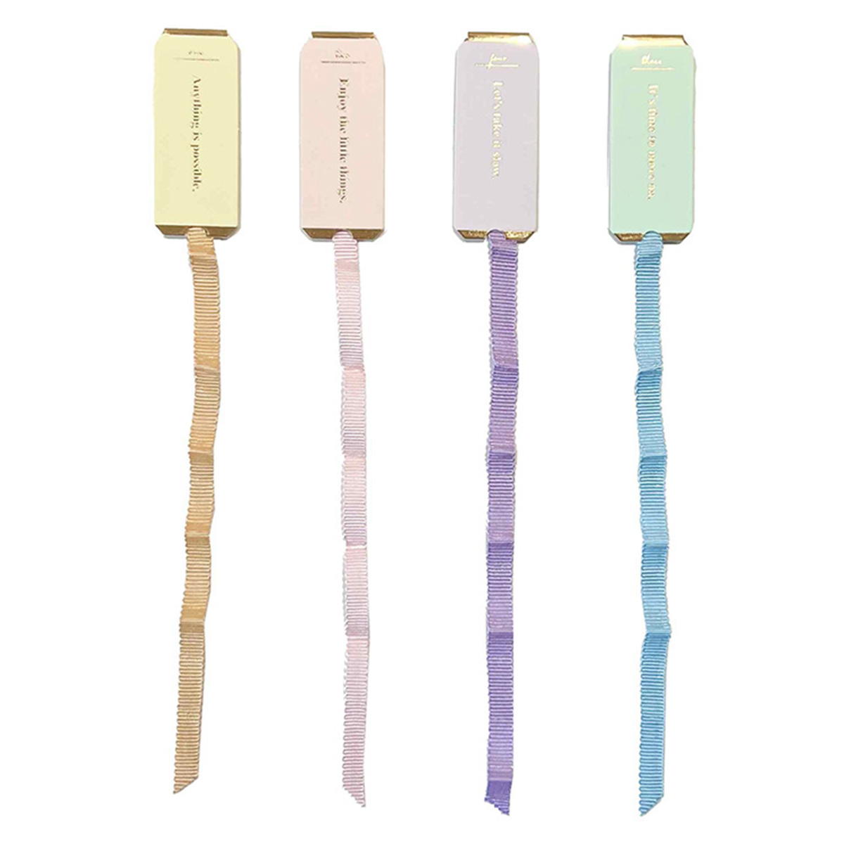【まとめ買い】ポイントマグネットしおり紐付き 4P シンプル0356/330459