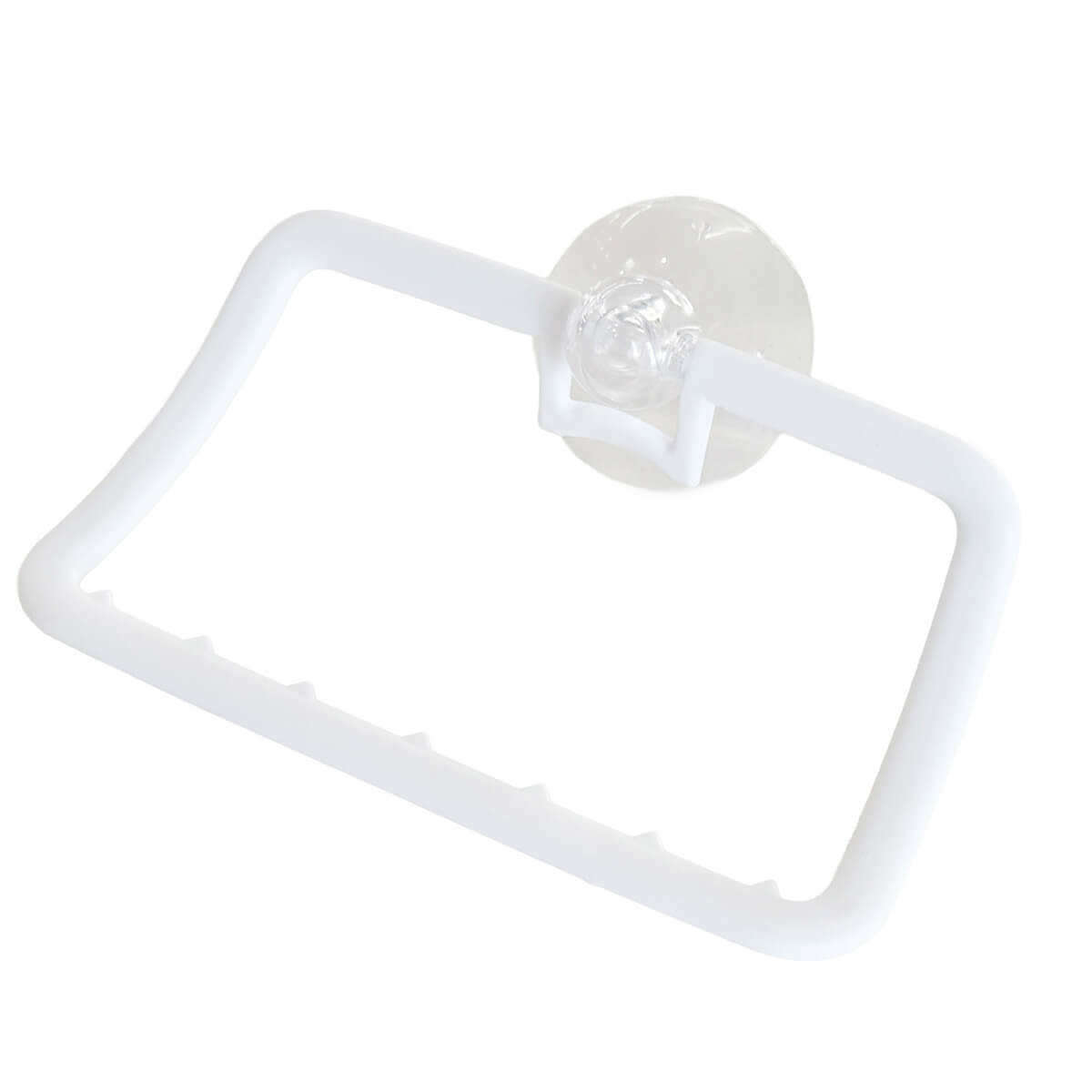 【まとめ買い】タオルホルダー 吸盤タイプ Q-BAN タオルハンガー クールホワイト 0847/333654