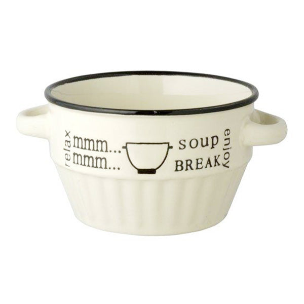 スープカップ スープマグ ボウル 深め 陶器 耐熱カップ オーブン可 enjoy ミニスープカップ ホワイト 10×13×6cm 1600/333920