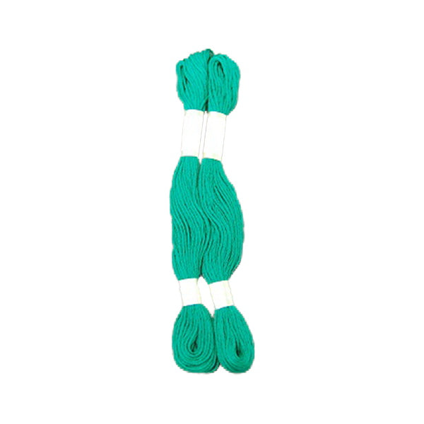 刺繍糸 刺しゅう糸 ししゅう 国産綿100％ 8m×２本 グリーン 緑 9001/335636