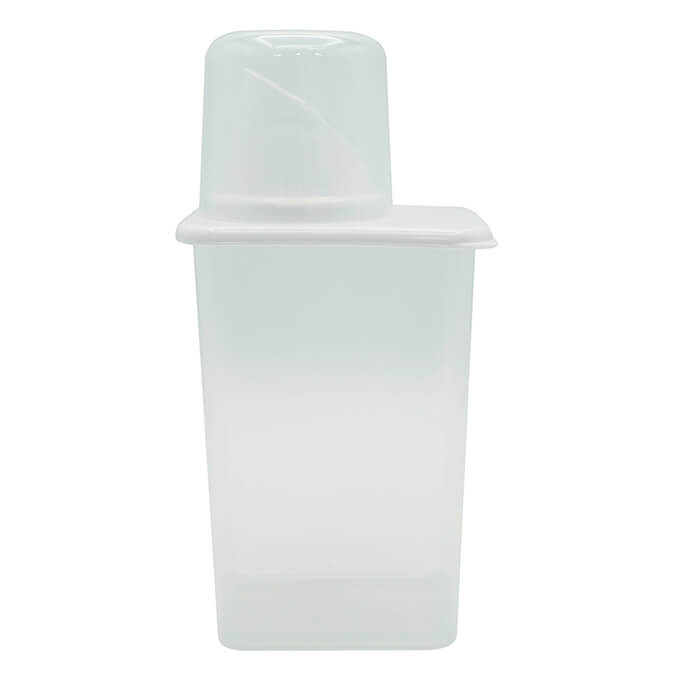【まとめ買い】食品保存ケース 穀物ストッカー 計量カップ付 870ml 0330/337563