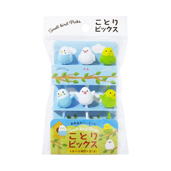 まとめ買い】ランチピック お弁当ピック ことりピックス6本 0490