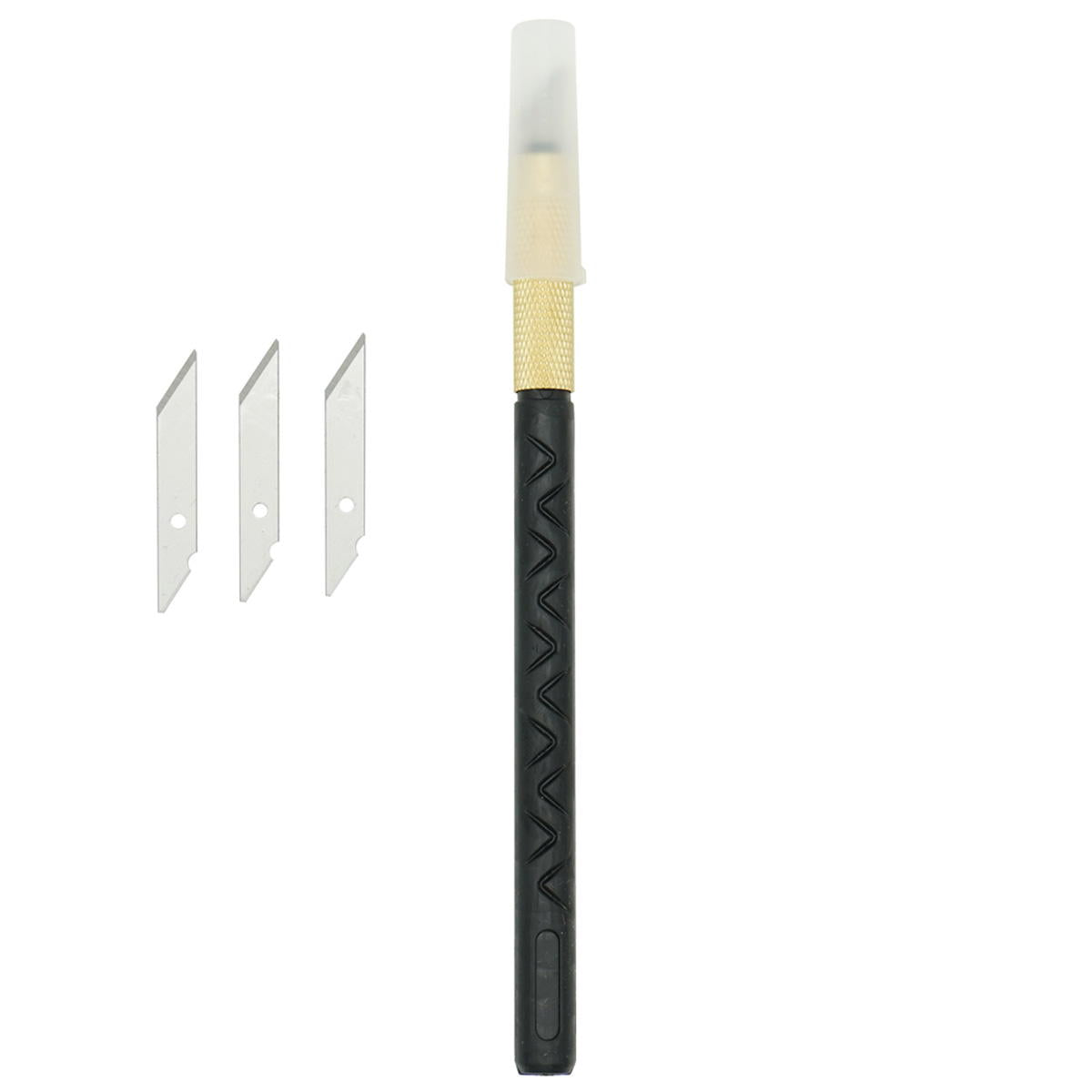 【まとめ買い】ペーパークラフト用デザインナイフブラック0330/339974