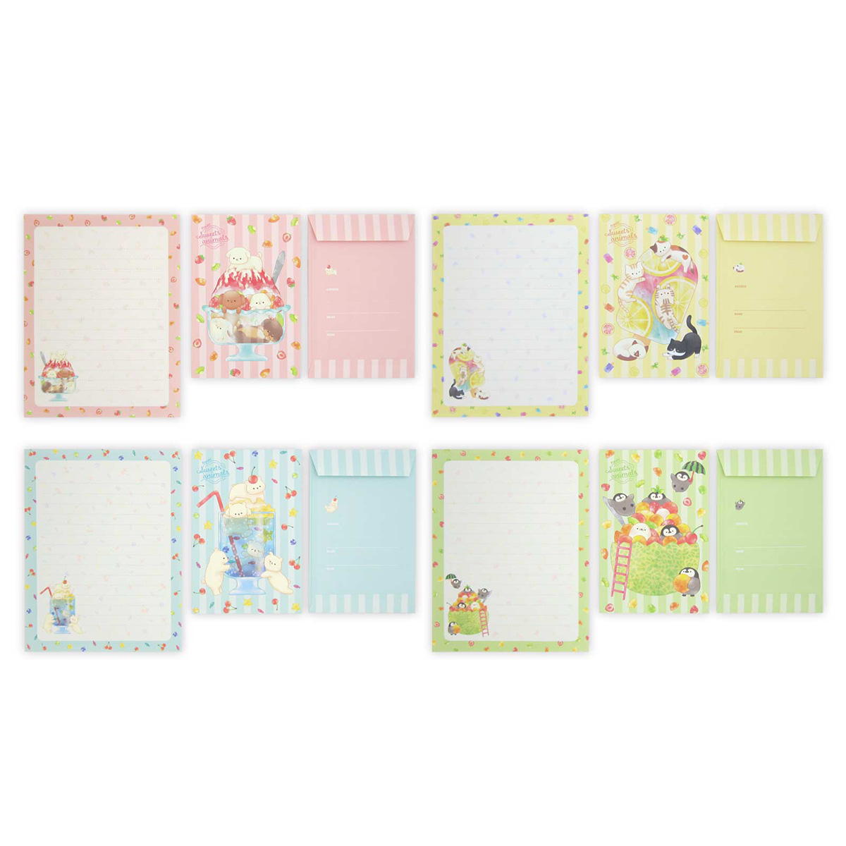 まとめ買い】フレッシュスイーツアニマルズ レターセット 0915/340276