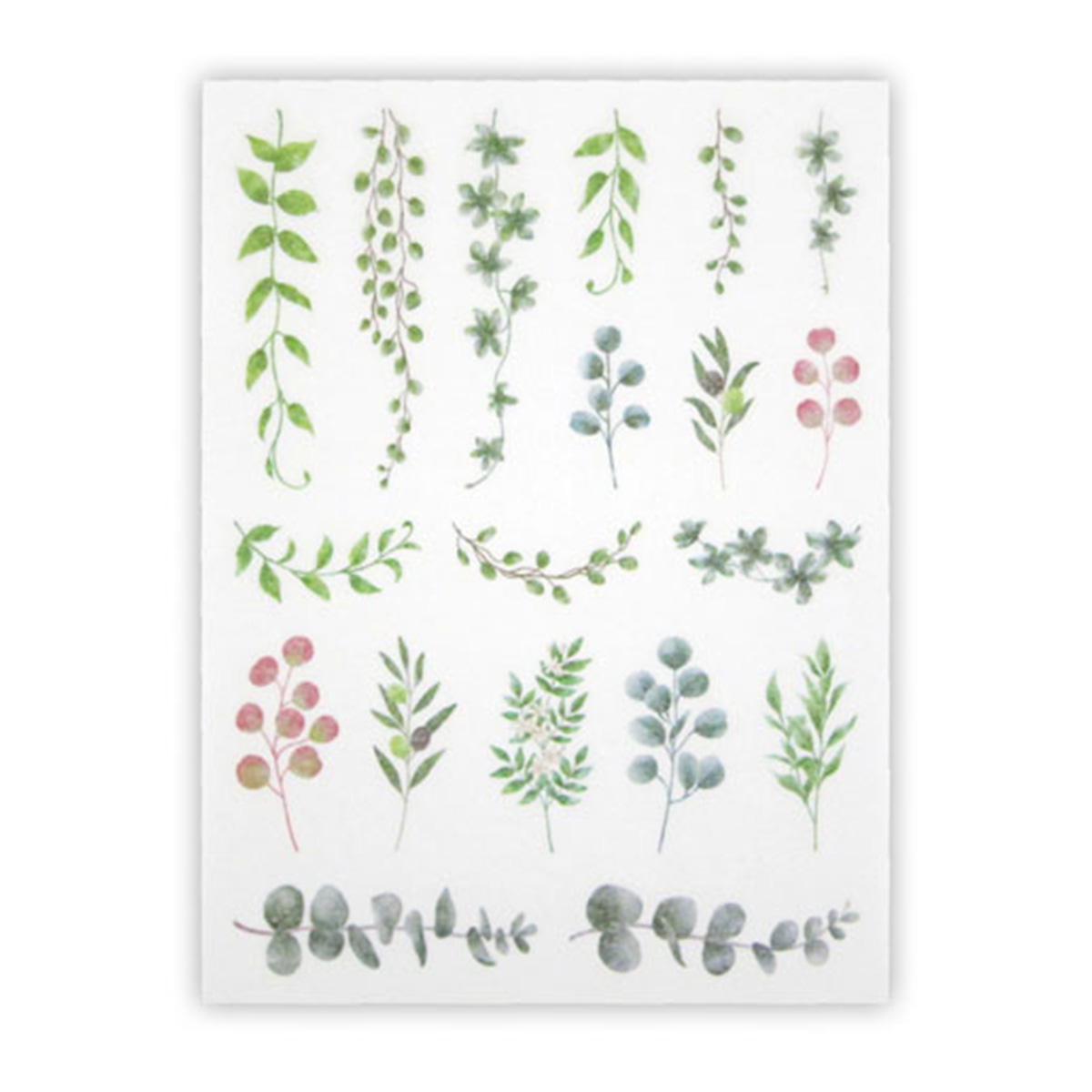 まとめ買い】トレーシングダイカットシール グリーン 76片 0915/340405