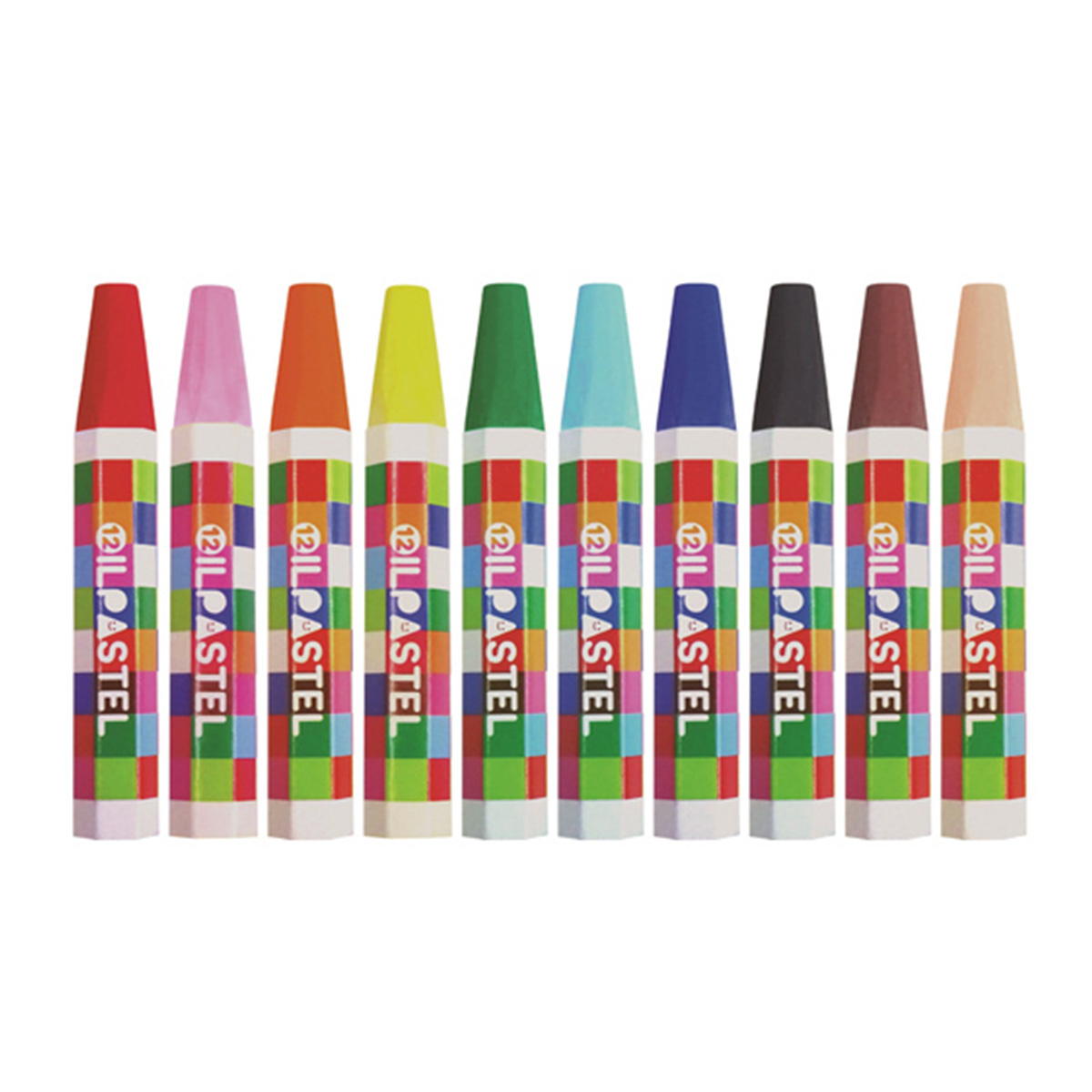 まとめ買い】10色オイルパステル 9001/340627 | ワッツ