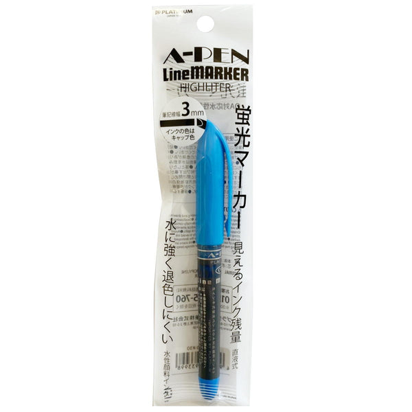 まとめ買い】A-PEN 直液式蛍光マーカー ブルー0960/341174 | ワッツ