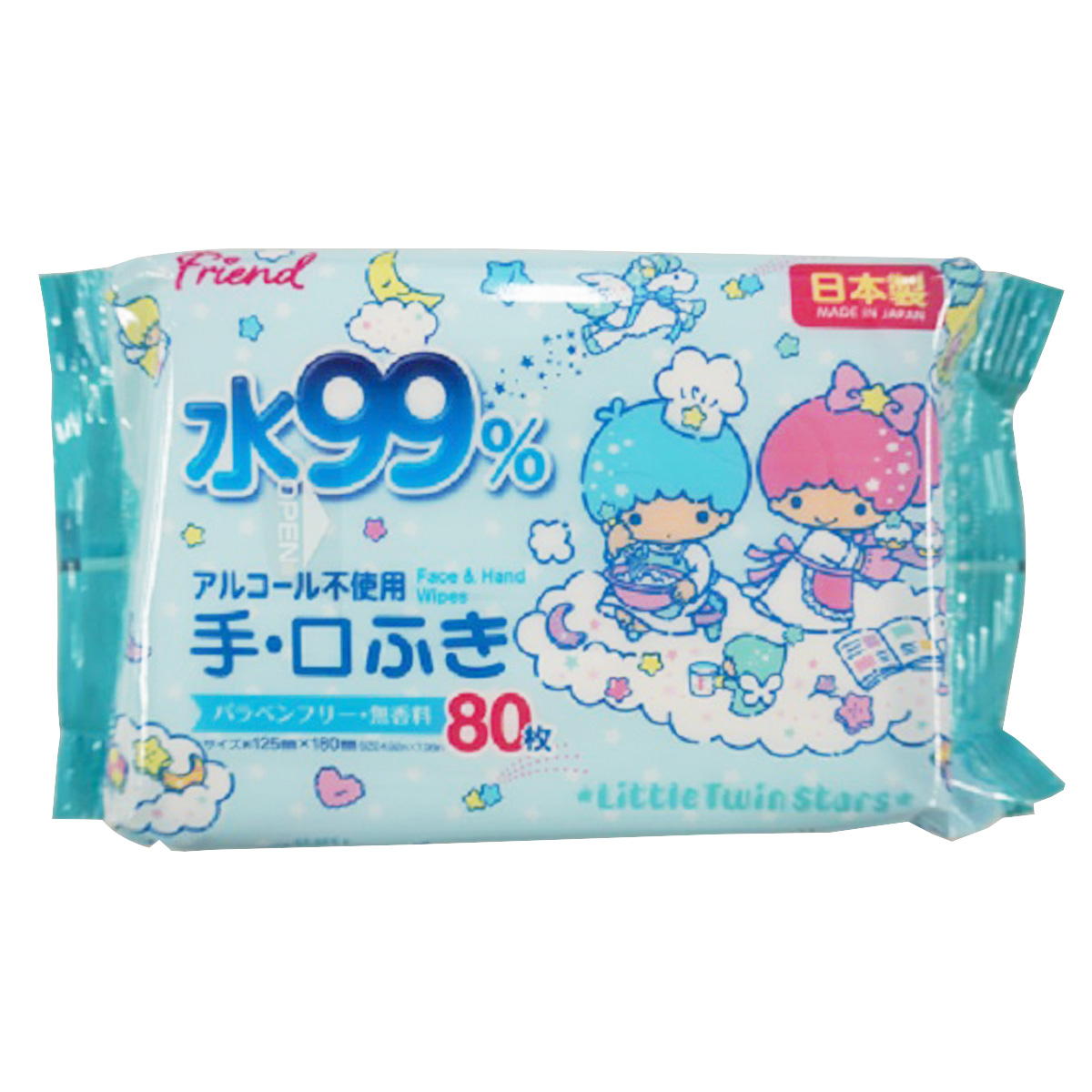 【まとめ買い】sanrio キキララ 手口ふき 80枚 クッキング 0459/341616