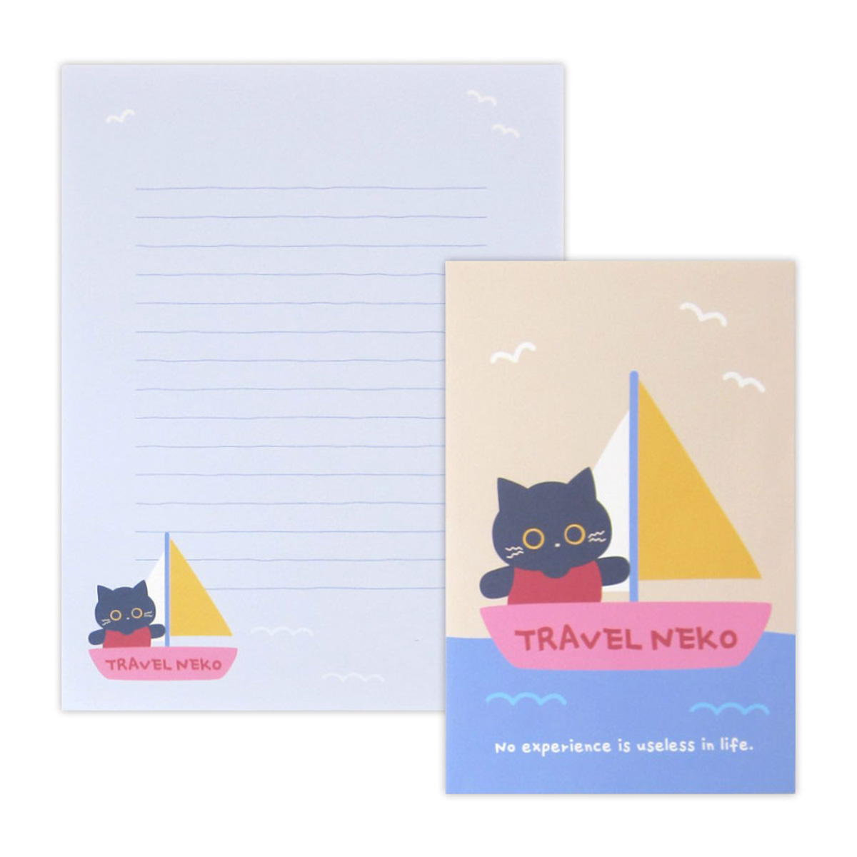 【まとめ買い】レターセット トラベルネコ0915/341666