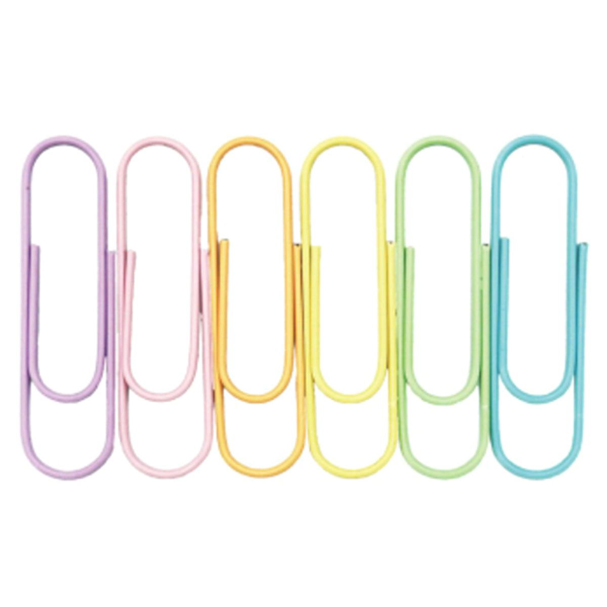 【まとめ買い】大きなカラーゼムクリップ6P 1391/342403