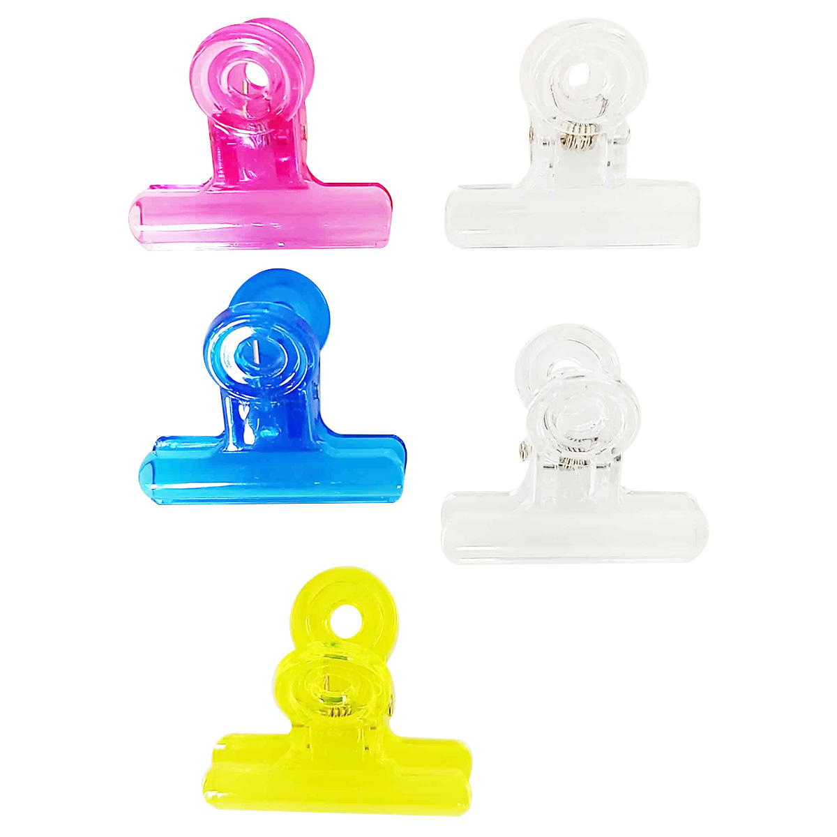 【まとめ買い】プラ目玉クリップ 小 5P 0960/343383