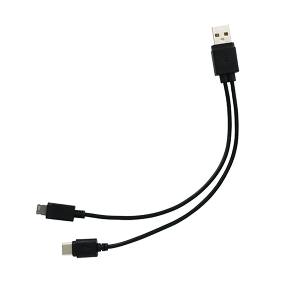 まとめ買い】for iPhone+Type-C 充電専用ダブルケーブル 9001/344874