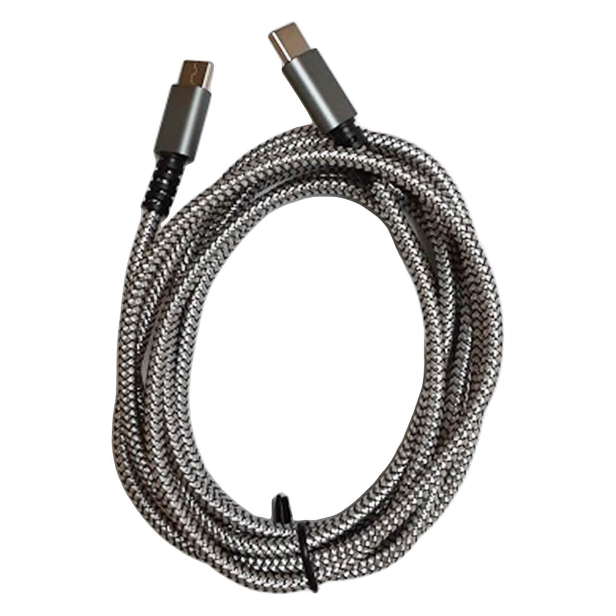【まとめ買い】充電ケーブル 充電転送ケーブル TypeC to C 充電転送ストリング 2.0m ダークグレー 充電コード 9001/344923