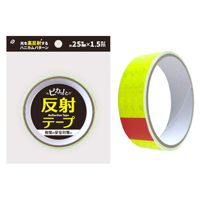 【まとめ買い】反射テープ25mm×1.5m 0894/345112