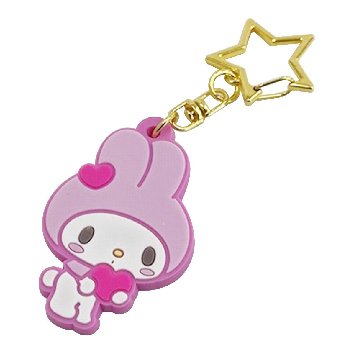 【まとめ買い】sanrio マイメロラバーキーホルダ50th桃0459/346008