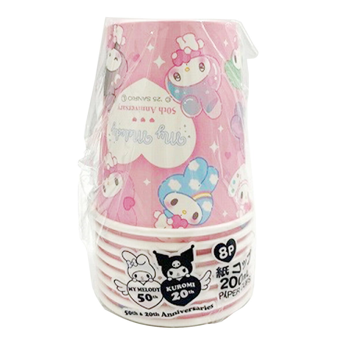 【まとめ買い】sanrio マイメロ紙コップ　50th　8P0459/346017