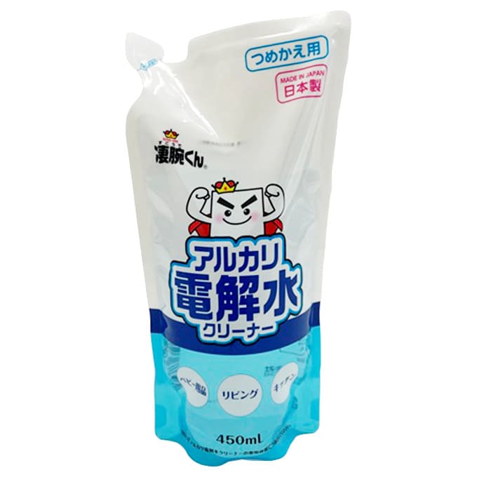 【まとめ買い】凄腕くん アルカリ電解水クリーナー 詰替 450ml 0459/346328