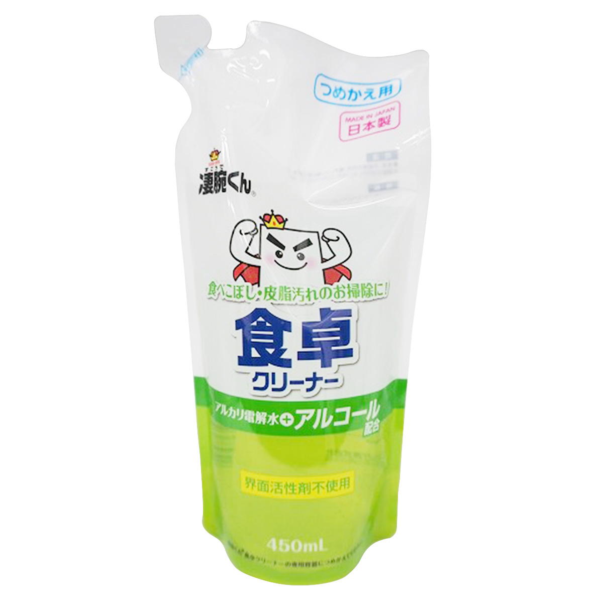 【まとめ買い】凄腕くん 食卓クリーナー 詰替え 450ml 0459/346329