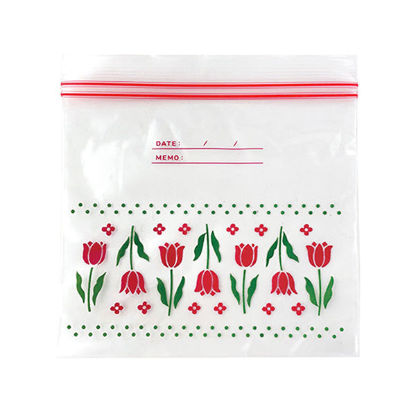 【まとめ買い】フリーザーバッグ S 15P レトロフラワー 0356/346960