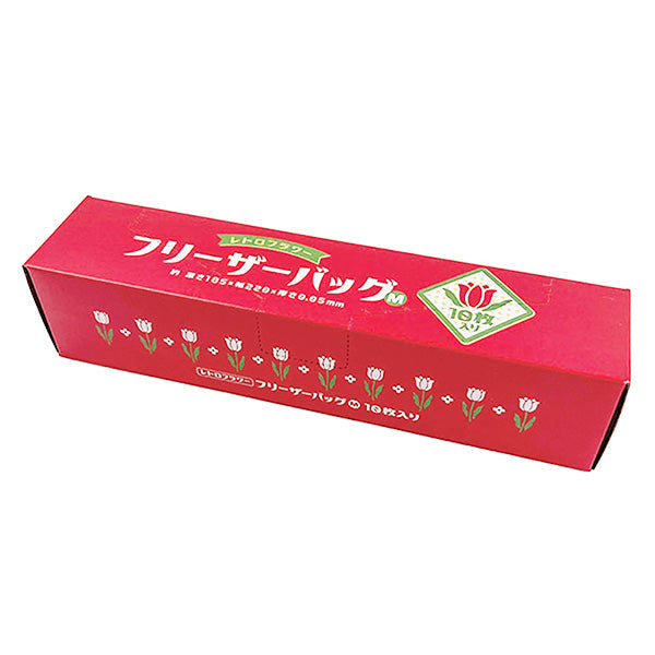 【まとめ買い】フリーザーバッグ M 10P レトロフラワー 0356/346961