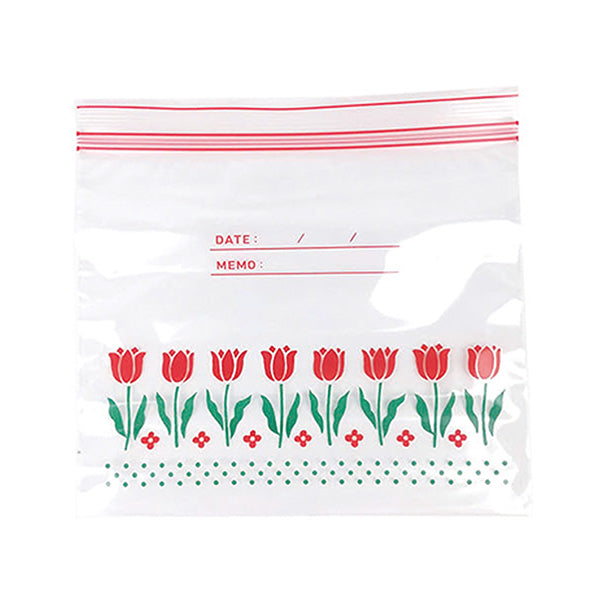 【まとめ買い】フリーザーバッグ M 10P レトロフラワー 0356/346961