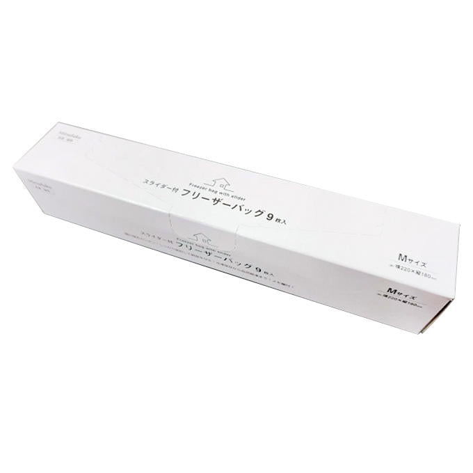 【まとめ買い】スライダー付フリーザーバッグM 9枚入 1855/347041